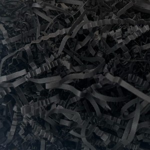 Wypełniacz papierowy wiórki czarne - 1kg