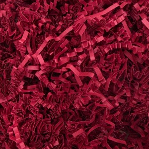 Wypełniacz papierowy wiórki bordowe - 1kg 